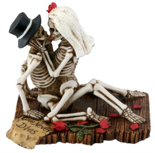 Love Never Dies Collectible Skeleton Sculpture