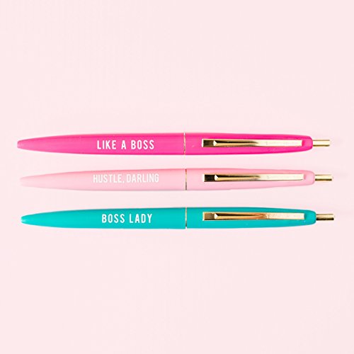 Boss Lady Motivational Pen Set
