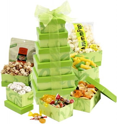 Broadway Basketeers Luscious Lime Gift Tower