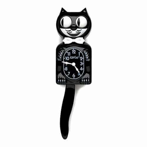 Classic Black Kit Cat Wall Clock