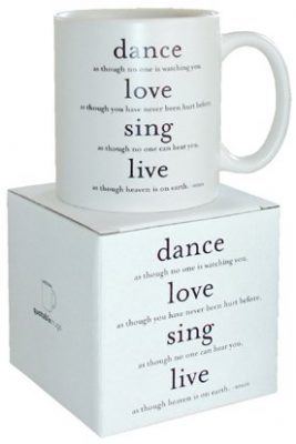 Quotable Dance, Love, Sing Mug