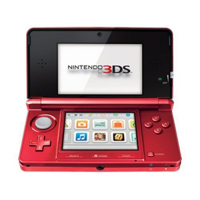 Nintendo 3DS Holiday Bundle - Flame Red with Super Mario 3D Land Pre-Installed