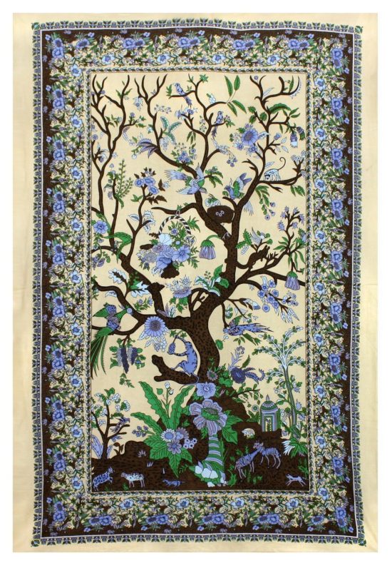 Tree Of Life Indian Tapestry