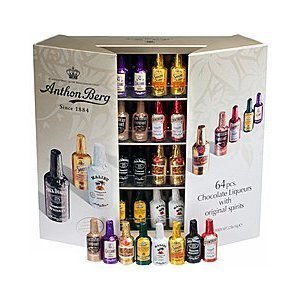 Anthon Berg Chocolate Liqueurs with Original Spirits - 64 pcs