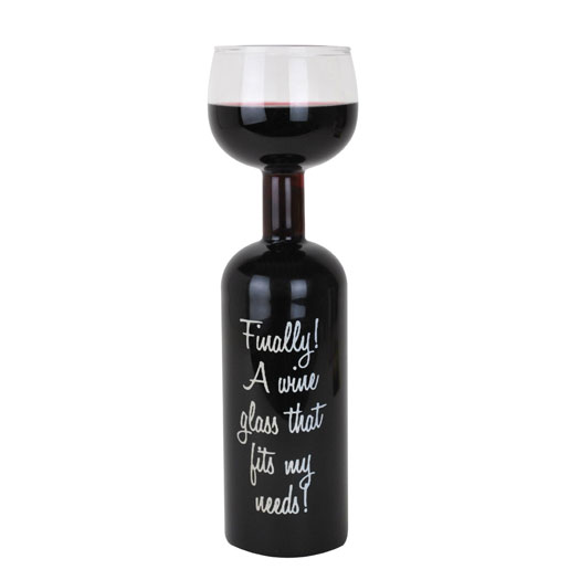 Big Mouth Toys Ultimate Wine Bottle Glass