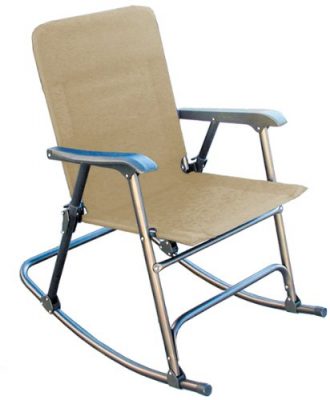 Prime Products Elite Arizona Tan Rocker Folding Chair