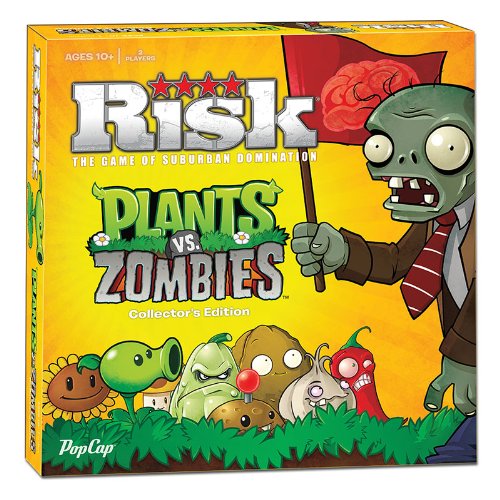 Risk Plants vs. Zombies Collector's Edition Board Game - Gifts for Zombie Lover
