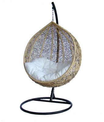 Trully - Outdoor Wicker Swing Chair - The Great Hammocks DL003-AB