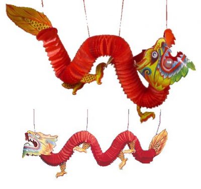 Chinese Paper Dragon Decorations