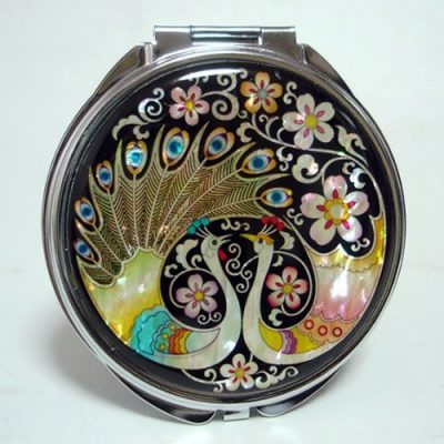 Compact Cosmetic Makeup Hand Mirror