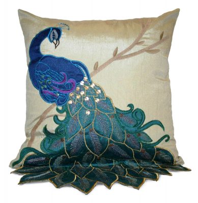 Thro by Marlo Lorenz Fancy Peacock Pillow