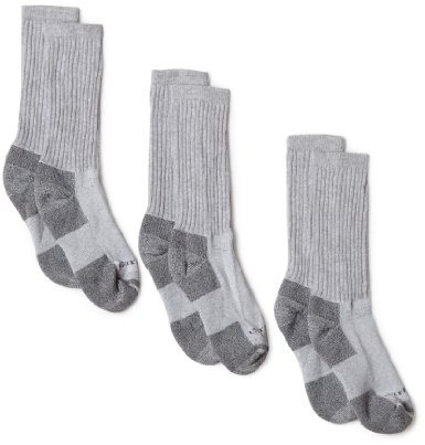 Carhartt Men's Cotton 3 Pack Crew Work Socks - Valentines Day Gift Ideas for Husband