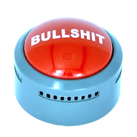 The Official BS Button - Funny Valentines Day Gifts