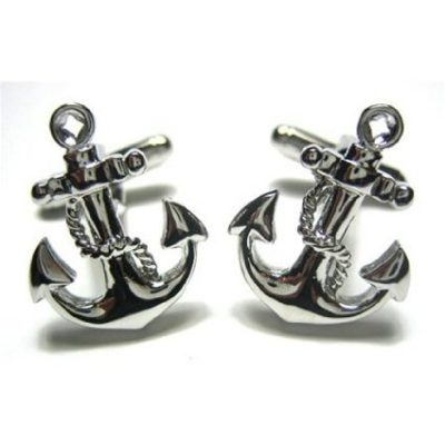Boat Anchor Cufflinks with Gift Box
