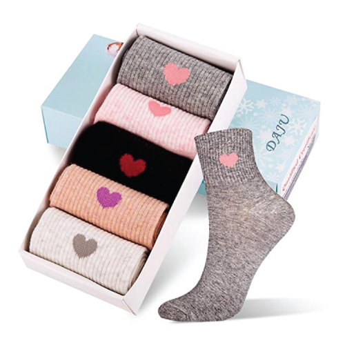 Women Heart Socks