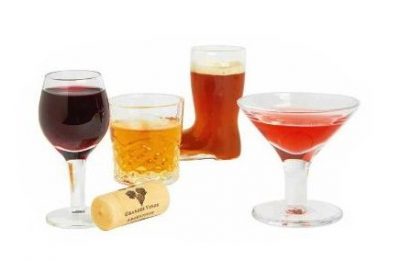 Mini Cocktails Shot Glasses, Set of 4