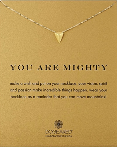 You Are Mighty Inspirational Necklace