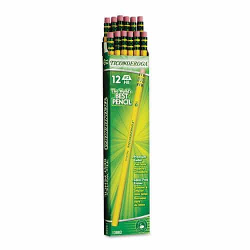 Dixon Ticonderoga Wood-Cased #2 Pencils | Going to College Gifts
