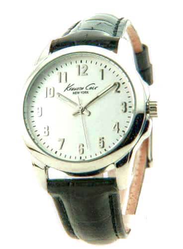 Kenneth Cole New York Croco Leather Silver Dial Women's watch