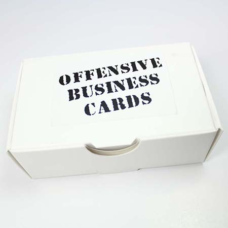 Offensive Business Cards