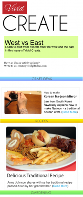 Vivid Create Sample Issue