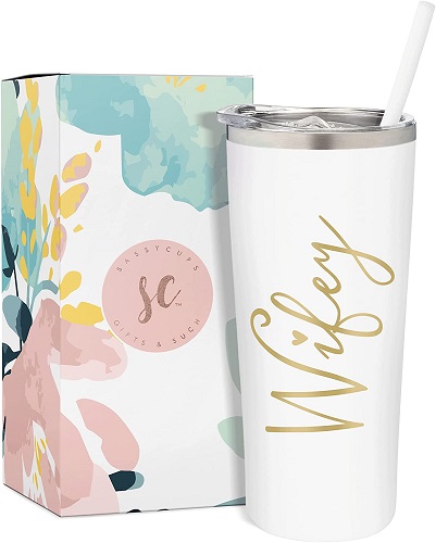Gold Foil Stainless Steel Insulated Tumbler