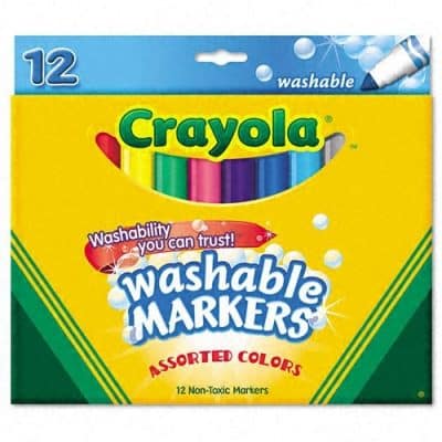 Crayola 12ct Washable Markers