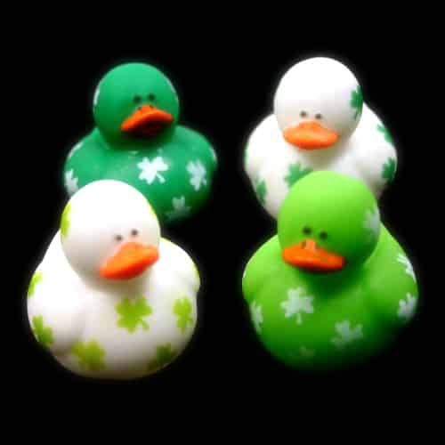 Mini Irish St. Patrick's Day Rubber Ducks
