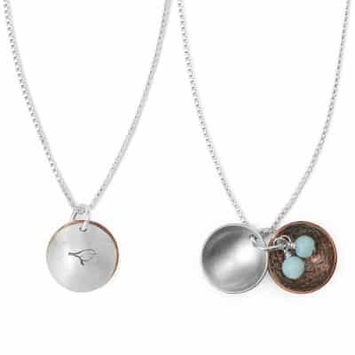 Nest Egg Necklace by Trudy James