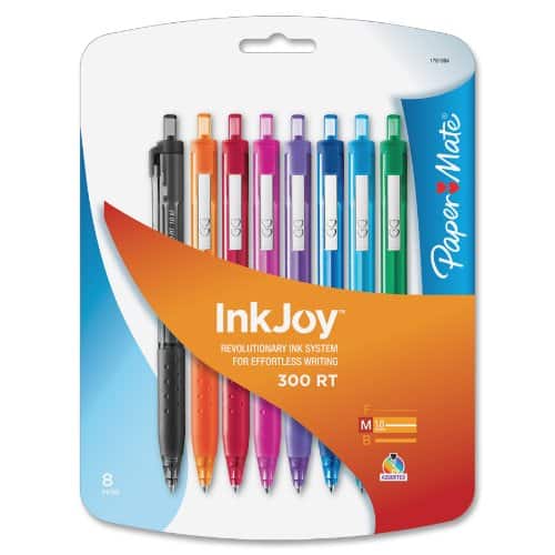 Paper Mate InkJoy 300 RT Retractable Medium Point Ballpoint Pens