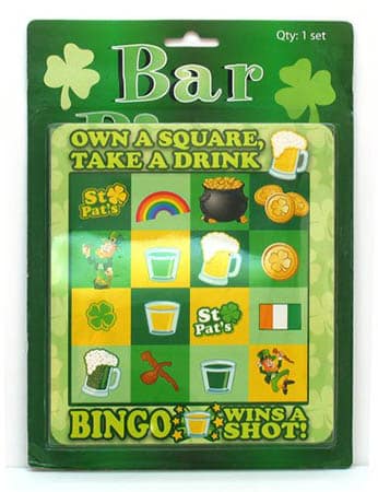St. Patrick's Bar Bingo - St. Patrick's Day Drinking Games