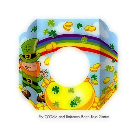 St. Patricks Day Party Bean or Coin Toss Game Pot O'gold