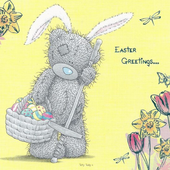 Tatty Teddy Easter Greeting Card
