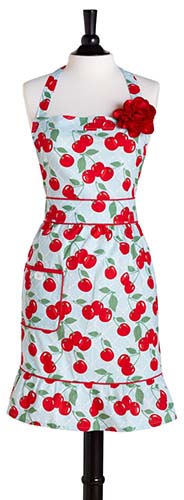 country style cherry apron
