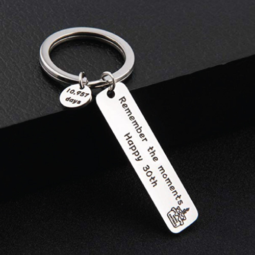 Remember The Moments Keychain
