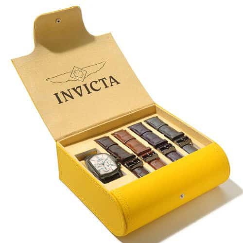 Invicta Men's 12643 Lupah Grand Collection Watch with Interchangeable Leather Straps Watch Set