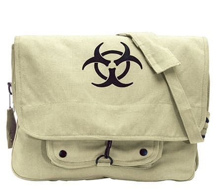 Ultra Force Bio-Hazard Vintage Messenger Bag