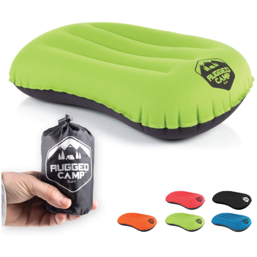 Rugged Camp Camping Pillow - Ultralight Inflatable Travel