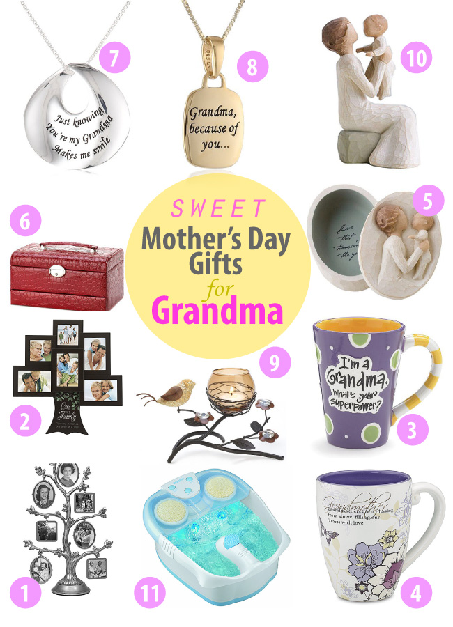 Sweet Mother's Day Gifts for Grandmas
