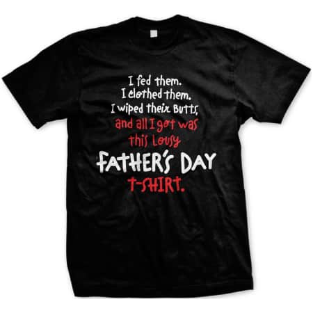 Father's Day Shirt (Black)