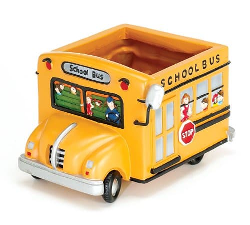 School Bus Planter. Retirement Gifts for Teachers