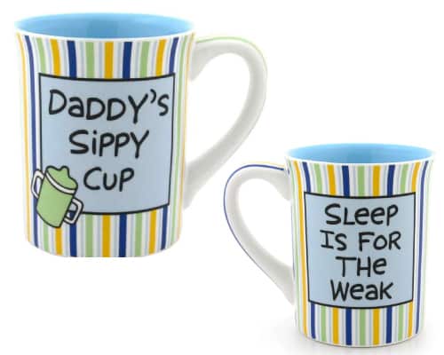 Daddy Sippy Cup Dad Mug by Lorrie Veasey