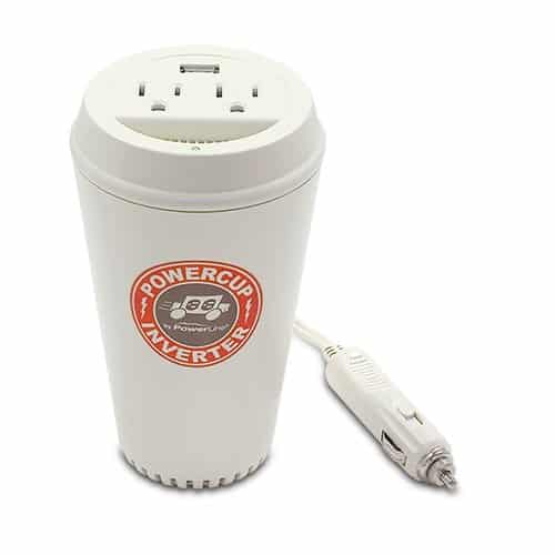 PowerLine PowerCup Mobile Inverter with USB Power Port