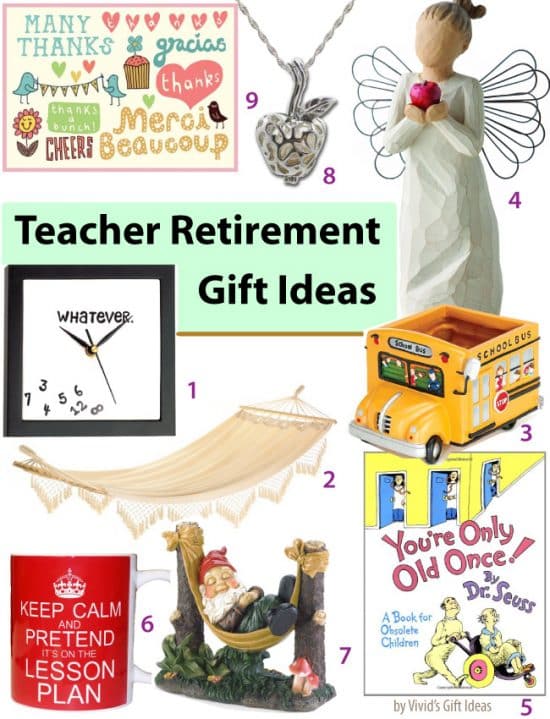 Teacher Retirement Gift Ideas
