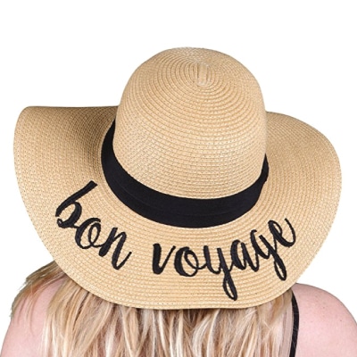 Bon Voyage Hat. Retirement Gifts for Teachers.