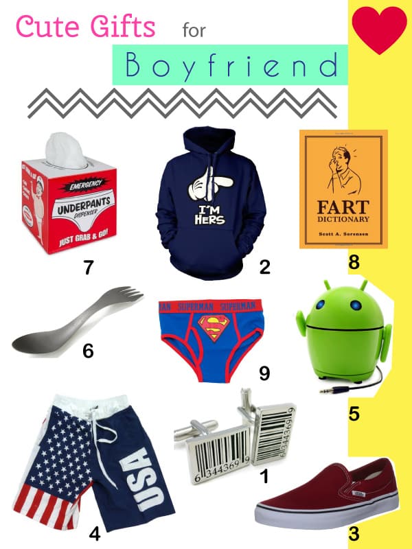 Top 10 Cute Gifts for Boyfriend