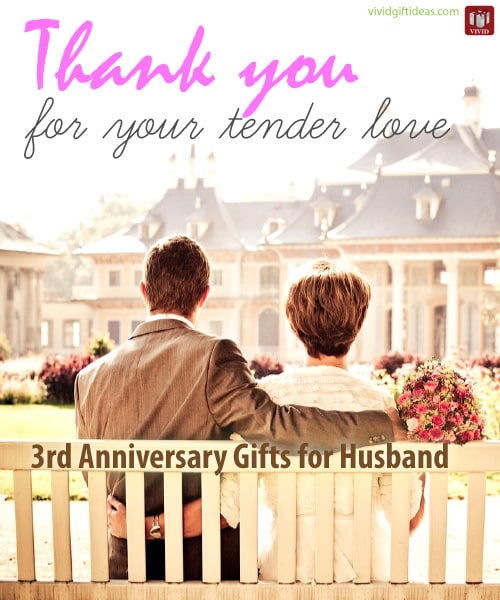 3rd Wedding Anniversary Gift Ideas for Him Vivid's