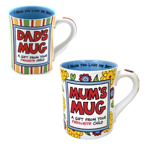 Dad's and Mum's Favorite Child Mug