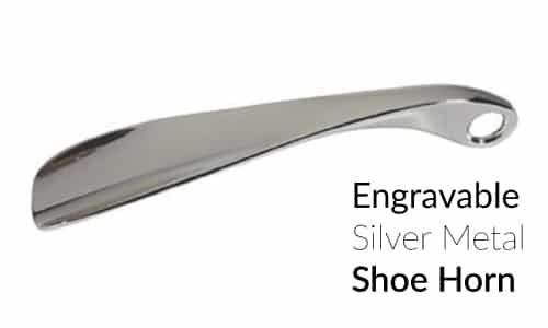 Kingsley Silver Plated Engravable Shoe Horn