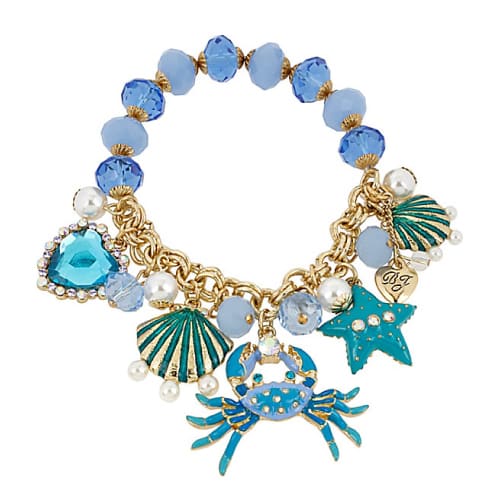 Betsey Johnson Feeling Crabby Crab Stretch Bracelet